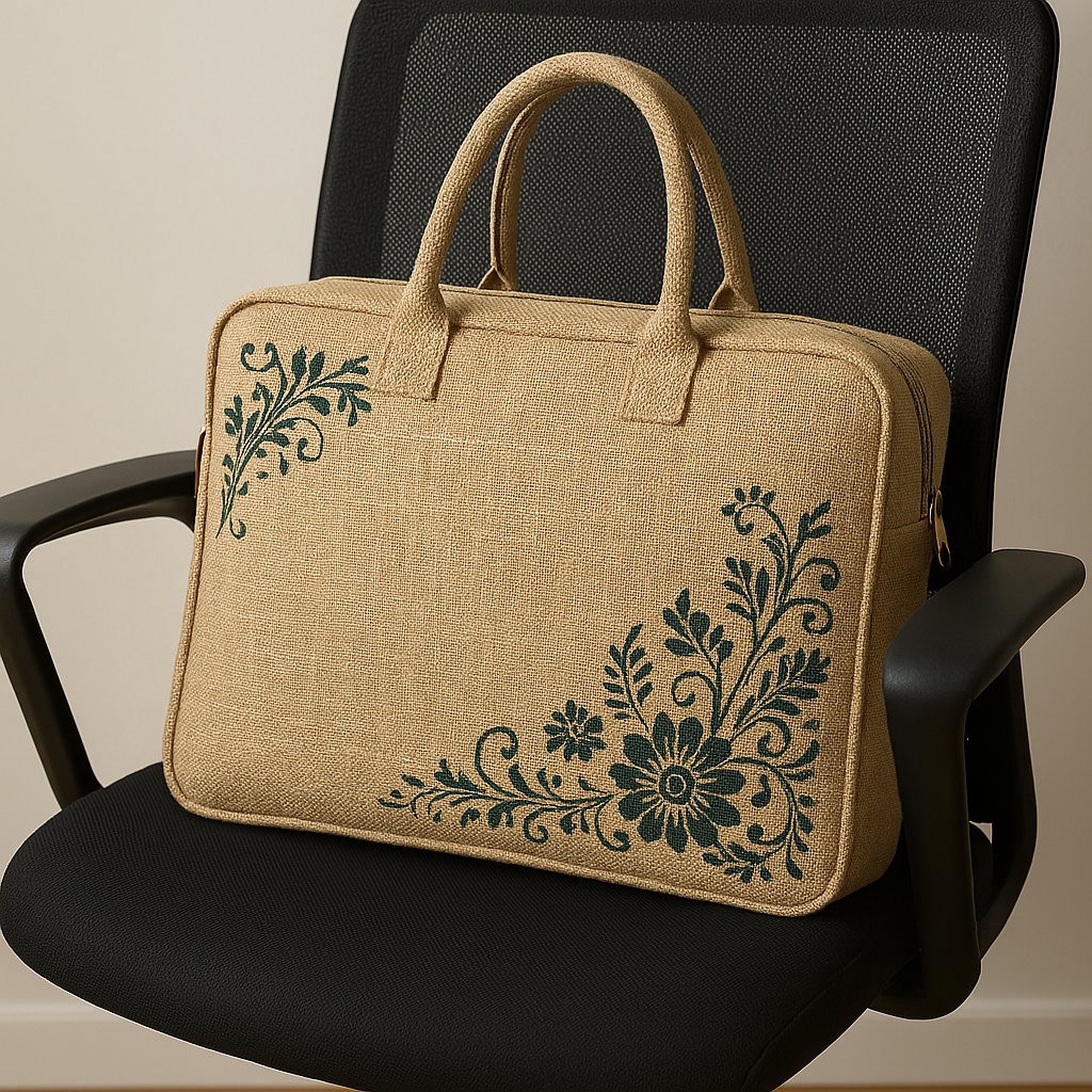 Jute laptop & confer3